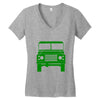 defender land rover Women's V-Neck T-Shirt