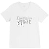 compression of time V-Neck Tee