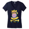 thanos minion Women's V-Neck T-Shirt