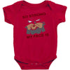 my face Baby Bodysuit