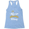 kings are born in may Racerback Tank