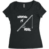 keeping it reel Women's Triblend Scoop T-shirt