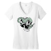 skull and tentacles Women's V-Neck T-Shirt