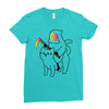 death rides Ladies Fitted T-Shirt
