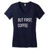 but firsh coffee Women's V-Neck T-Shirt