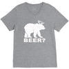 bear deer beer V-Neck Tee