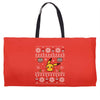 pokemon christmas ugly Weekender Totes