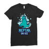reptar on ice Ladies Fitted T-Shirt
