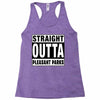 straight outta pleasant parks Racerback Tank