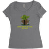 size matters not Women's Triblend Scoop T-shirt