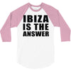 ibiza is the answer 3/4 Sleeve Shirt