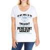 do not dwell in the past do not dream of the future concentrate the mi Ladies Curvy T-Shirt