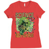 science needs your brain Ladies Fitted T-Shirt