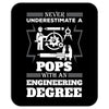 Never Underestimate A Pops With An Engineer Degree Mousepad