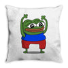 HYPERS PepeHype Throw Pillow