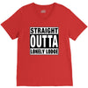 straight outta lonely lodge V-Neck Tee