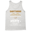 Sagittarius Hated By Many Wanted By Plenty Disliked By Some Confronted Tank Top
