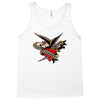 sailor jerry tattoo art military mermaid Tank Top