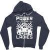 power to the cat ladies Zipper Hoodie