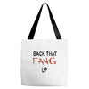 back that fang up Tote Bags