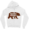 mama love bear Zipper Hoodie