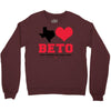 Texas Loves Beto Crewneck Sweatshirt