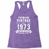 Premium Vintage Since 1973 Limited Edition Original Parts Racerback Tank