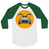 delorean 3/4 Sleeve Shirt
