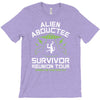 alien abductee survivor tour ufo nerd geek comic funny T-Shirt