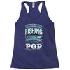 fishing pop Racerback Tank