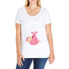 Estimated Delivery September Baby Girl Ladies Curvy T-Shirt