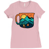 coffee and adventure Ladies Fitted T-Shirt
