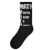 math mental abuse to humans Socks