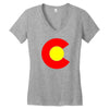 colorado flag Women's V-Neck T-Shirt