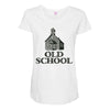 old school Maternity Scoop Neck T-shirt