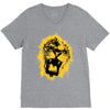 lion yellow V-Neck Tee