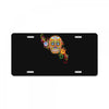 women's sugar skull purple License Plate