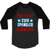 star spangled hammered 3/4 Sleeve Shirt