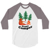 Happy Camper 3/4 Sleeve Shirt