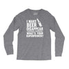 i make beer disappear! Long Sleeve Shirts