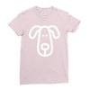 dog (2) Ladies Fitted T-Shirt