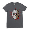 jason voorhees mask Ladies Fitted T-Shirt