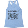 pineapple pizza Racerback Tank