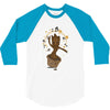 groovy baby groot 2 3/4 Sleeve Shirt