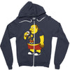 fractal comic book guy Zipper Hoodie