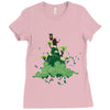 platform in the clouds Ladies Fitted T-Shirt