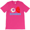 i heart zombies scary eye bloody heart halloween T-Shirt