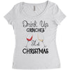 drink up grinches it's christmas Women's Triblend Scoop T-shirt