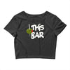 olive this bar Crop Top