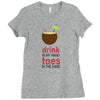 drink in my hand Ladies Fitted T-Shirt